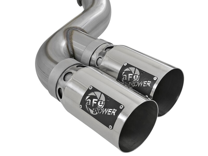 aFe Power 15-16 Ford F250/F350 6.7L Diesel Rebel XD 4in 409 SS DPF-Back Exhaust System - Pol Tips thumbnail 8