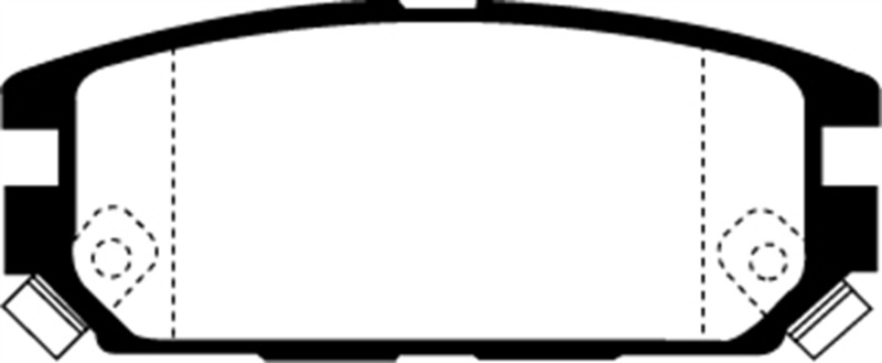 EBC 91-93 Dodge Stealth 3.0 4WD Redstuff Rear Brake Pads thumbnail 7