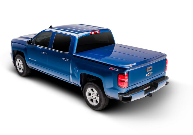 UnderCover 16-18 Chevy Silverado 1500 & 16-19 2500/3500HD 5.8ft Bed Lux Bed Cover - Pull Me Over Red thumbnail 5