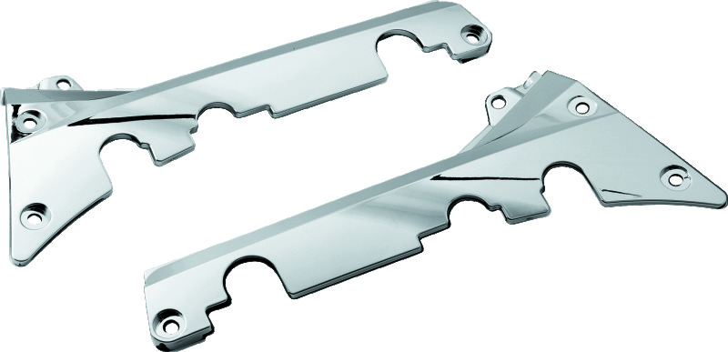 Kuryakyn Passenger Floorboard Side Covers 01-17 Honda GL1800 Chrome #7506