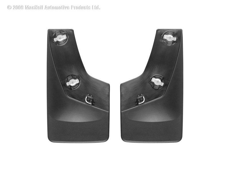 WeatherTech 07-13 GMC Sierra No Drill Mudflaps - Black thumbnail 4