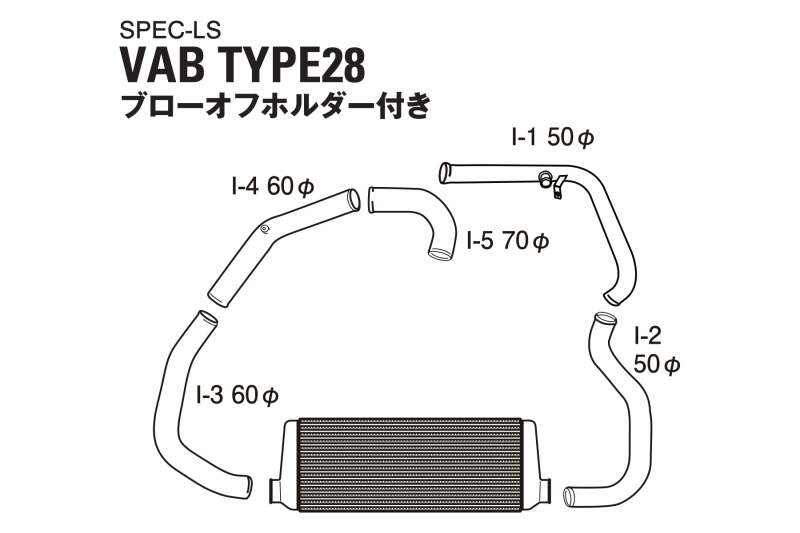 GReddy Intercooler Kit SPEC-LS VAB SPEC-LS T-24E thumbnail 5