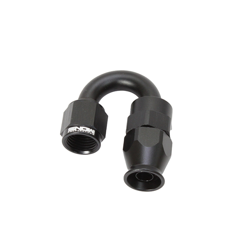 Snow -6AN 180 Degree PTFE Hose End (Black) thumbnail 5