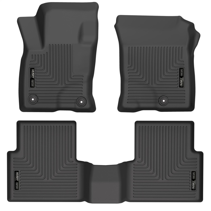 Husky Liners 21-22 Ford Bronco Sport WeatherBeater Front & 2nd Seat Floor Liners (Black) thumbnail 2