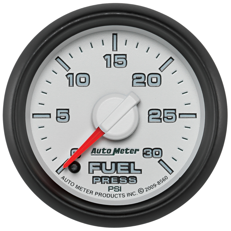 Autometer Factory Match 52.4mm Full Sweep Electronic 0-30 PSI Fuel Pressure Gauge thumbnail 7