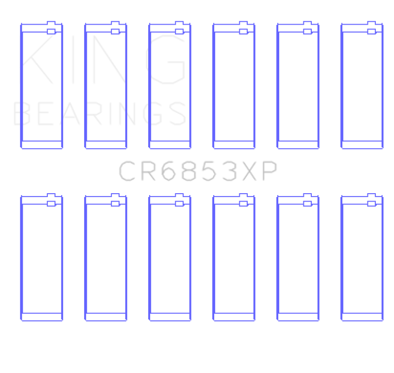 King Engine Bearings BMW S50B32 +.025mm Standard .709in Length Con Rod Bearing Set thumbnail 2
