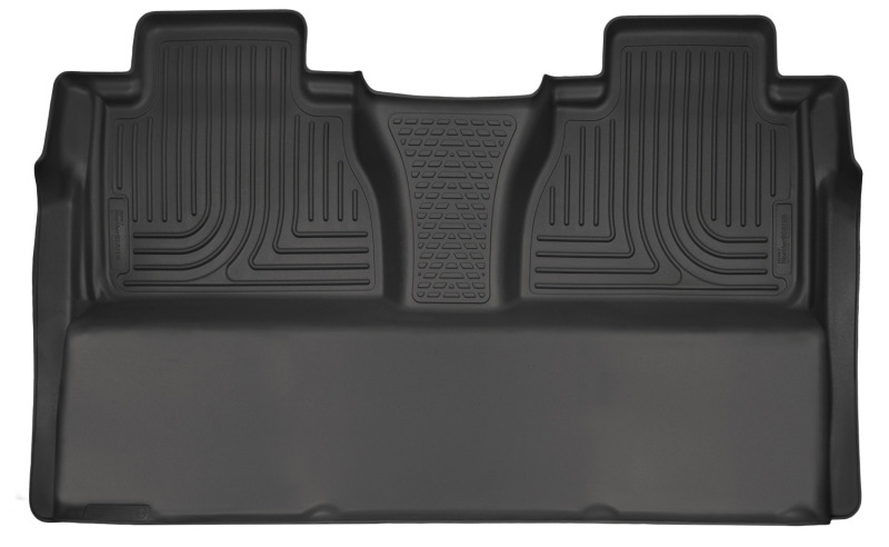 Husky Liners 14-15 Toyota Tundra CrewMax Cab Pickup Weatherbeater Black 2nd Seat Floor Liners thumbnail 8