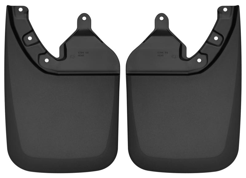 Husky Liners 2016 Toyota Tacoma w/ OE Fender Flares Custom Molded Rear Mud Guards - Black thumbnail 5