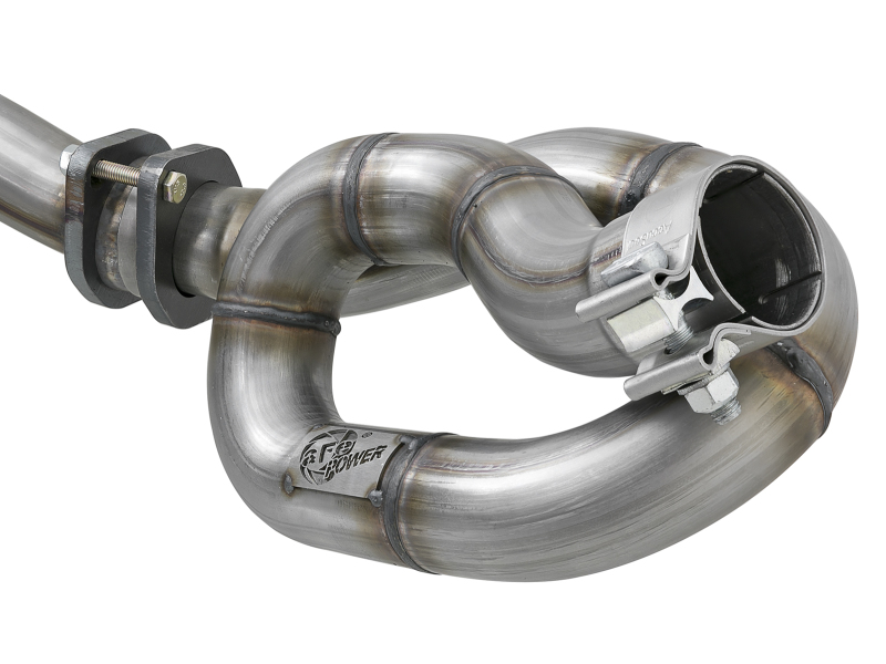 aFe POWER Twisted Steel Y-Pipe w/ Loop Relocation Pipe 12-18 Jeep Wrangler (JK) V6 3.6L thumbnail 9