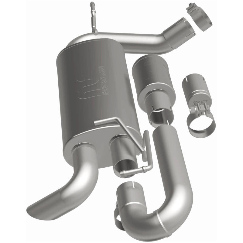 MagnaFlow 07-18 Jeep Wrangler JK Overland Series Axle-Back Exhaust System thumbnail 9