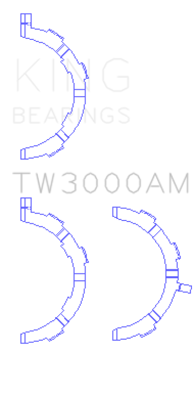 King Engine Bearings Ford 6.7L Power Stroke V8 Diesel Thrust Washer Set