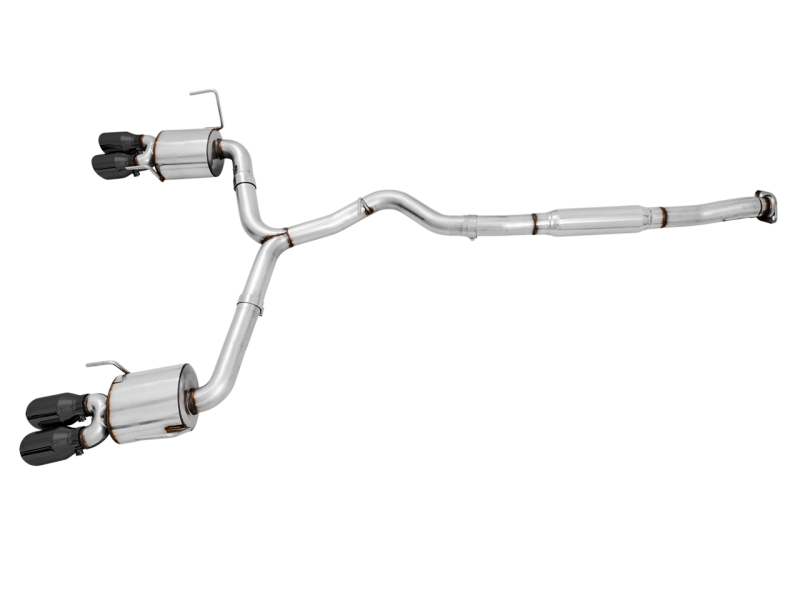 AWE Tuning 2015+ Subaru WRX VA Sedan Touring Edition Exhaust - Diamond Black Tips (102mm) thumbnail 3