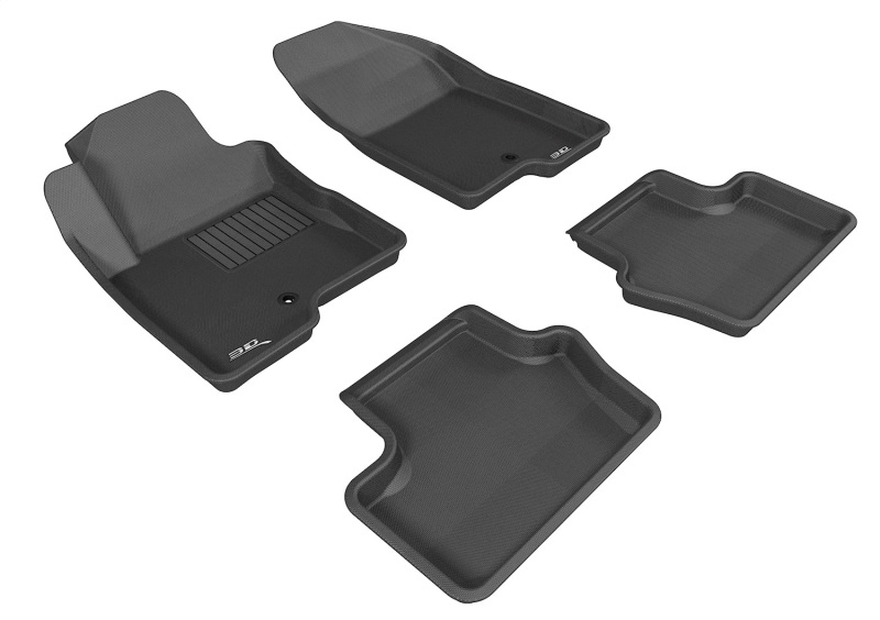 3D MAXpider 07-17 Jeep Compass / Patroit Kagu Black Full Set (1 Post ON PASSENGER SIDE) thumbnail 2