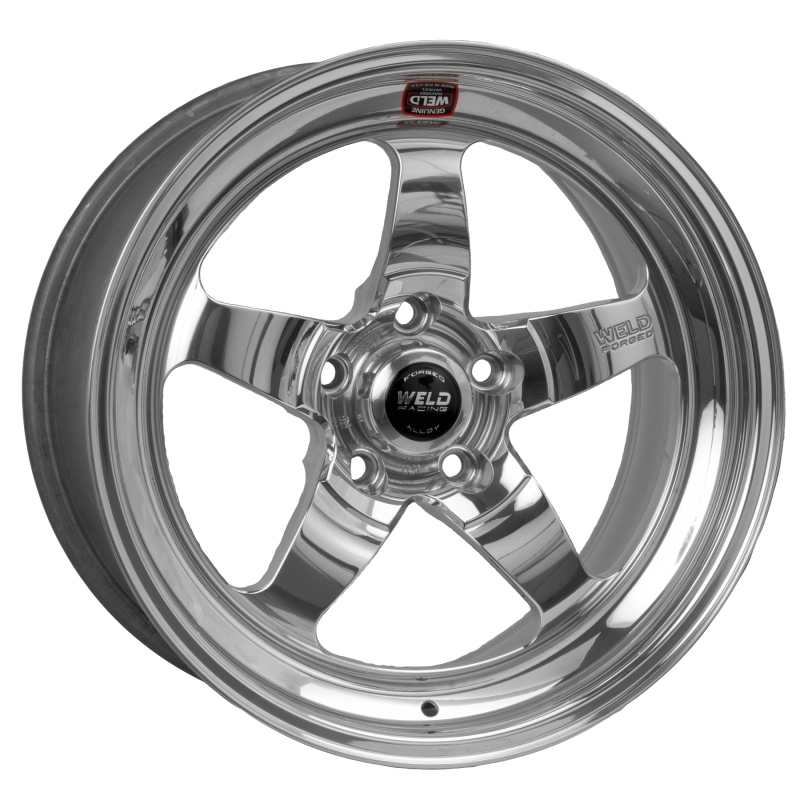 Weld S71 18x9.5 / 5x4.5 BP / 6.6in. BS Black Wheel (High Pad) - Single Beadlock