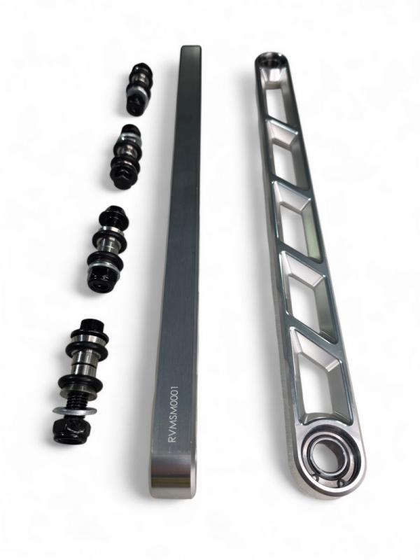 Elektric Offroad 2024+ Can Am Maverick R Rear Sway Bar Links Anodized Clear thumbnail 4