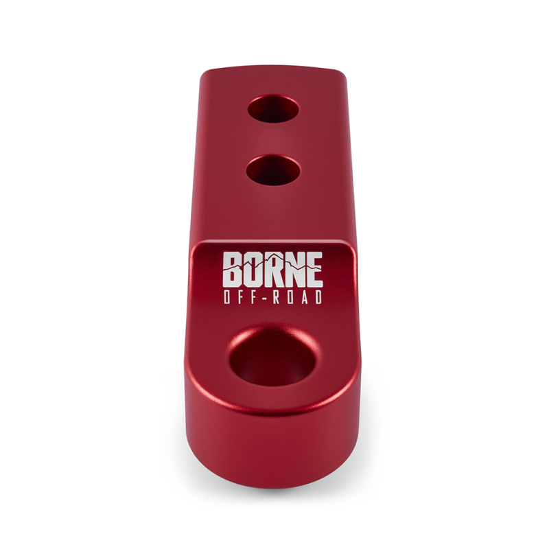 Borne Off-Road CNC Hitch Receiver Shackle 2in Red thumbnail 9
