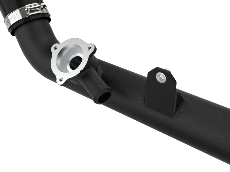BladeRunner 2-1/4 IN Aluminum Hot Charge Pipe Black