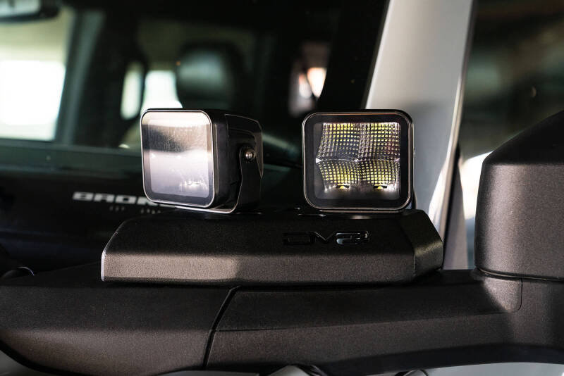 DV8 Offroad 21-22 Ford Bronco A-Pillar Pod Light Mounts thumbnail 7