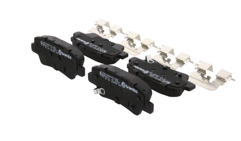 Brembo OE 21-23 Hyundai Kona/19-24 Kona Electric/19-21 Veloster Low-Met Brake Pad - Rear thumbnail 7