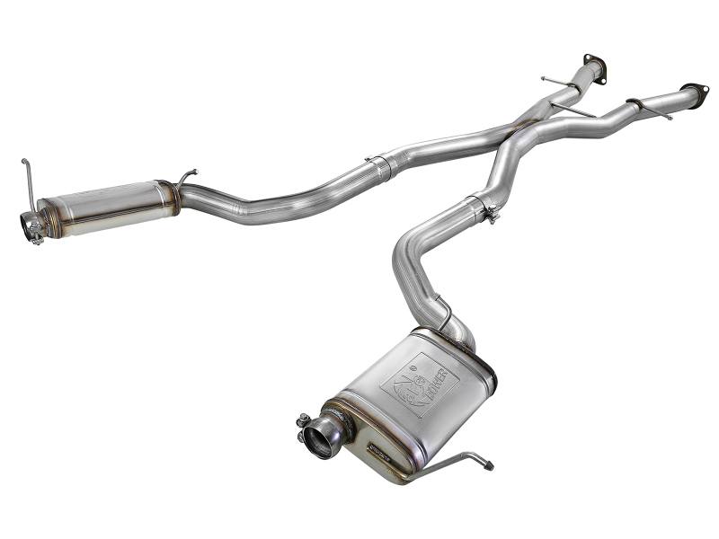 aFe MACHForce XP Cat-Back Exhaust Stainless No Tips 12-15 Jeep Grand Cherokee SRT/SRT-8 V8 Hemi 6.4L thumbnail 2