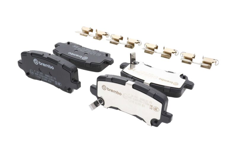 Brembo OE 17-20 Acura MDX/14-20 RLX/15-20 TLX/18-24 Honda Odyssey PRIME Low-Met Brake Pad - Rear thumbnail 8