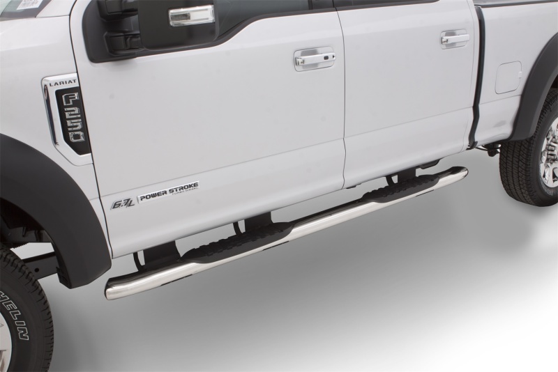 Lund 2019 Ford Ranger 5in. Oval Curved SS Nerf Bars - Polished thumbnail 5