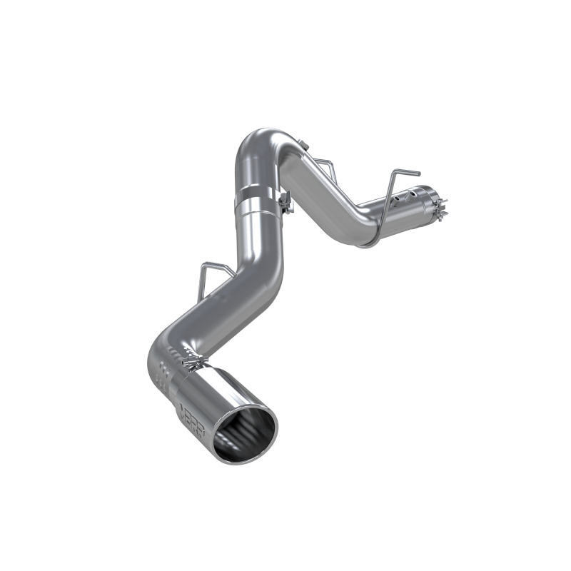 MBRP 2020+ GMC/Chevy 2500/3500 6.6L Duramax 4in Mand Bent Tubing AL-Ser Cat Back Single Side - Alum thumbnail 2