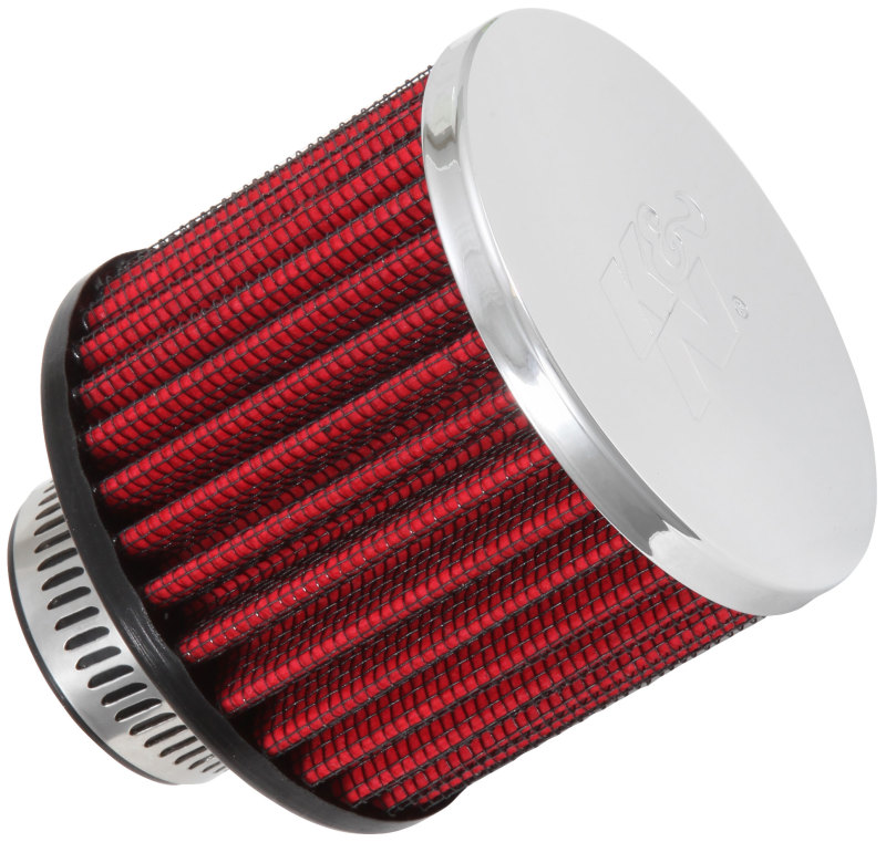 K&N 1.25in Flange ID x 3in OD x 2.5in H Rubber Base Crankcase Vent Filter thumbnail 4