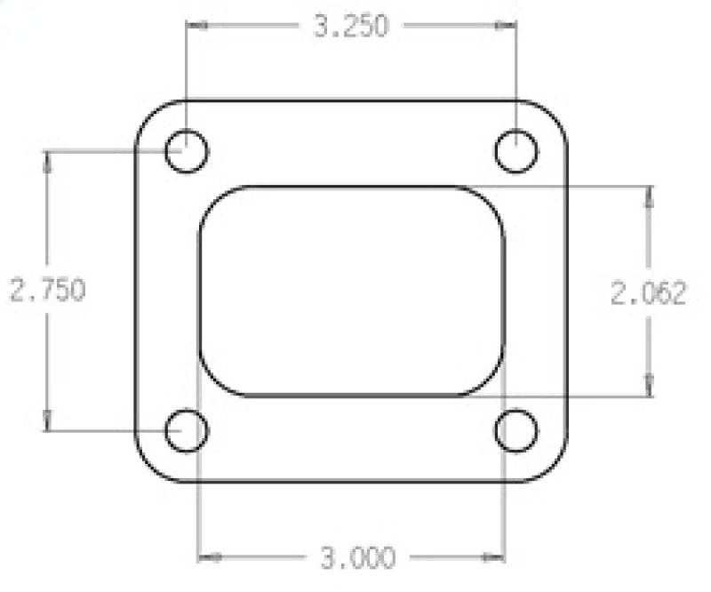 Cometic Turbo FLG T4 Garrett Exh Inlet .010in Exhaust Gasket thumbnail 4