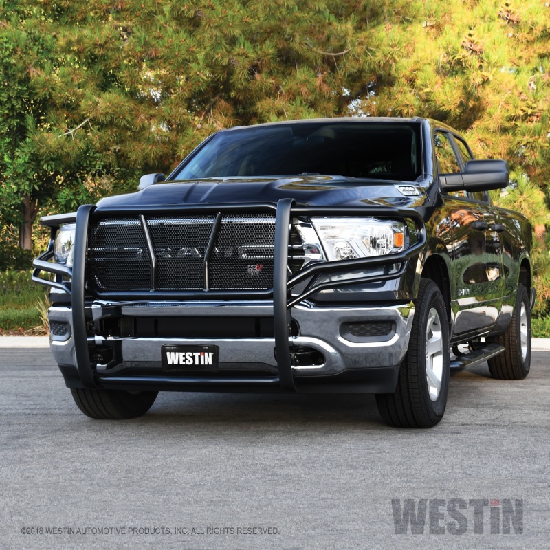 Westin 19-21 Ram 1500 (non Rebel/Warlock) HDX Grille Guard - Black thumbnail 9