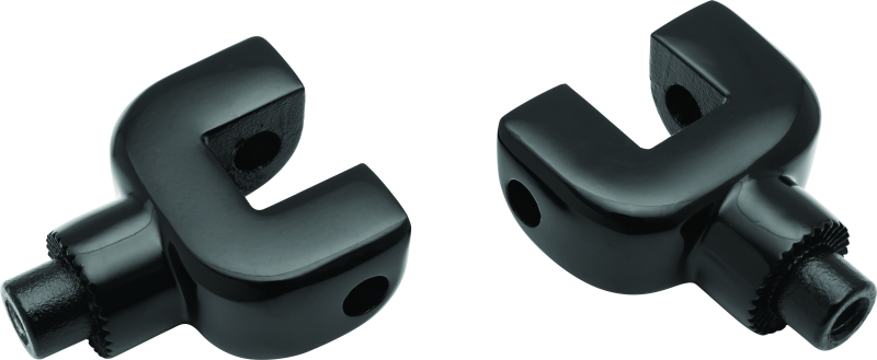 Kuryakyn Splined Passenger Peg Adapter Indian Black #8927