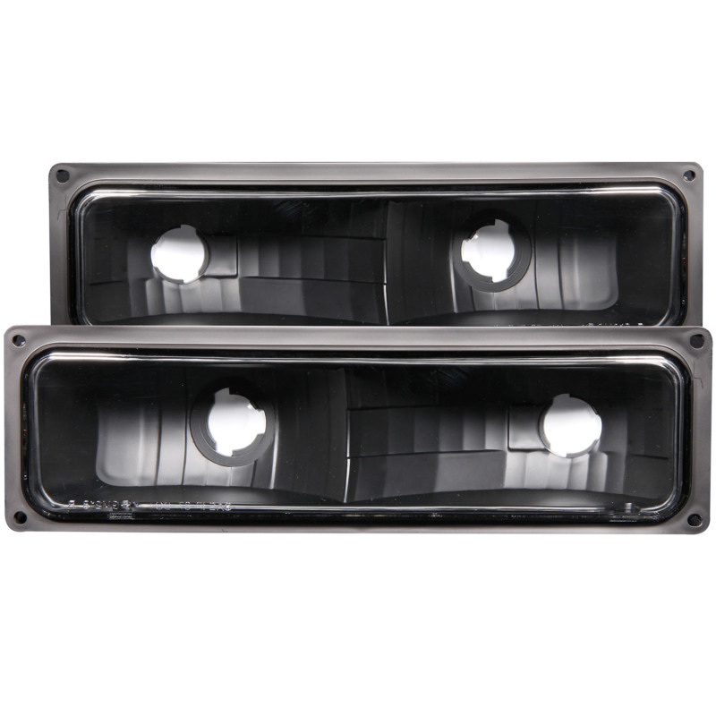 ANZO 1988-1998 Chevrolet C1500 Euro Parking Lights Black thumbnail 4