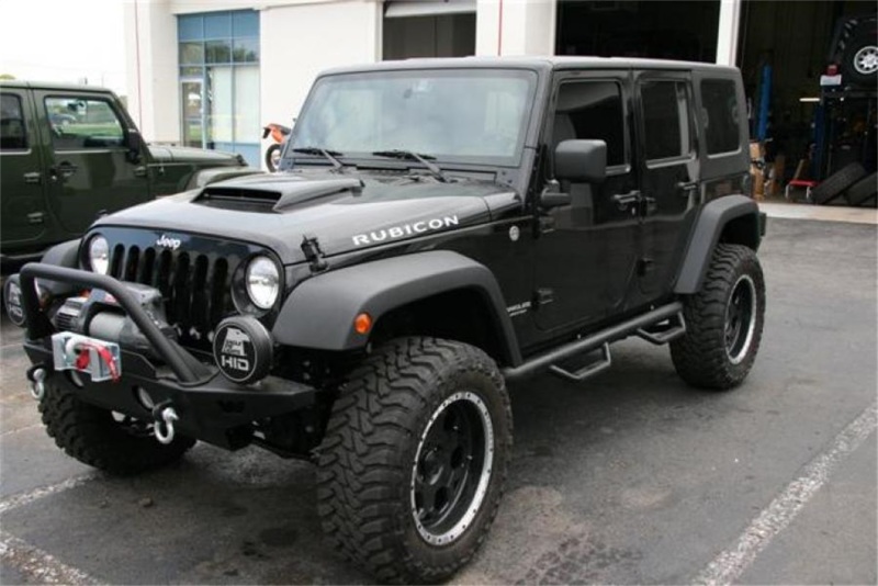 N-Fab Nerf Step 07-17 Jeep Wrangler JK 4 Door All - Tex. Black - W2W - 3in thumbnail 7