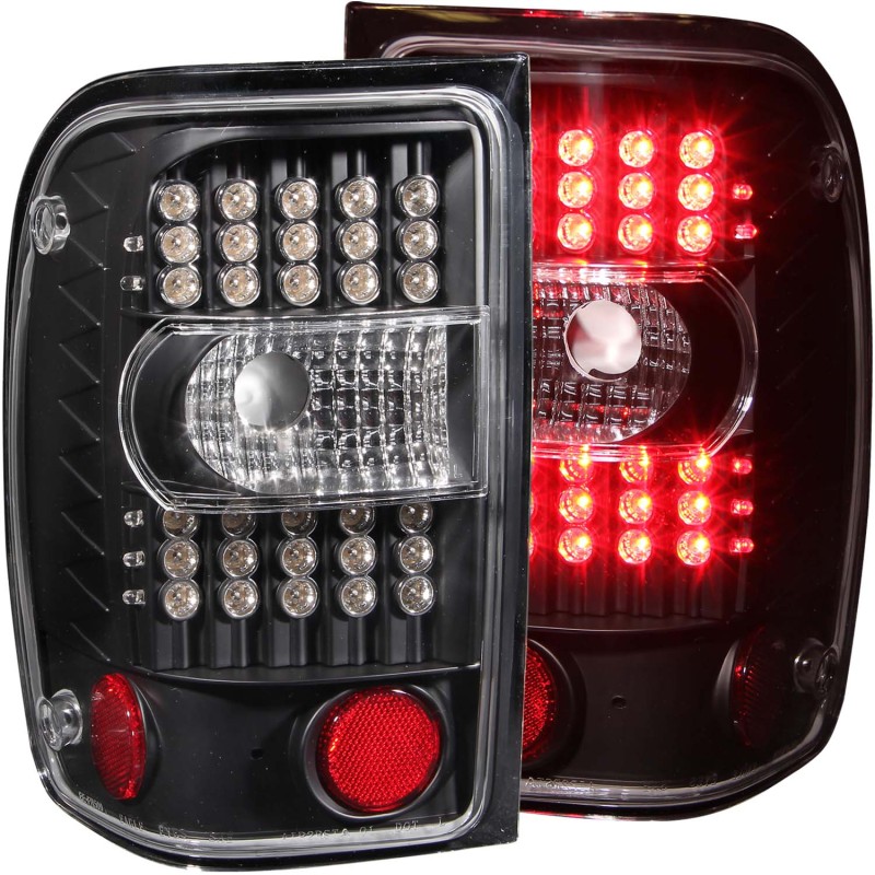 ANZO 2001-2011 Ford Ranger LED Taillights Black thumbnail 4