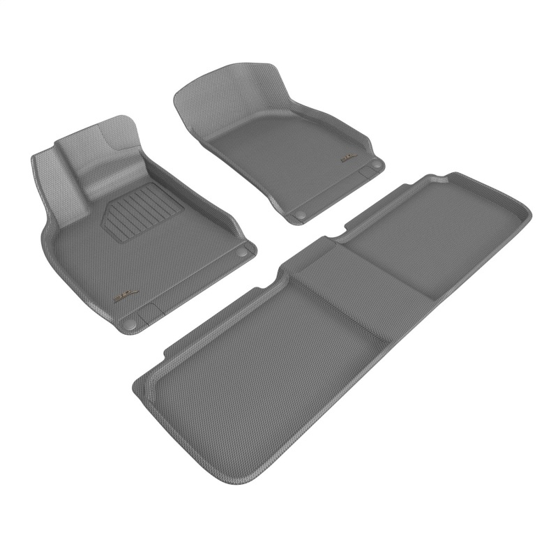 3D MAXpider 22-23 Lucid Air Kagu Floor Mat- Gray R1 R2 thumbnail 2