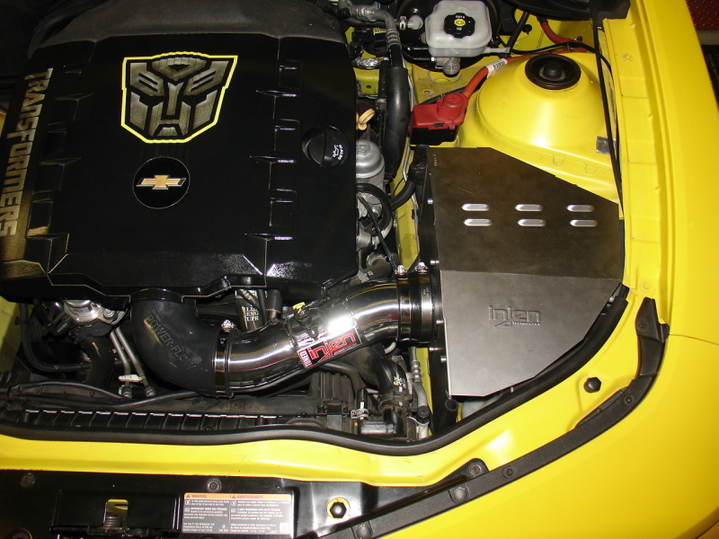 Injen 10 Camaro 3.6L V6 Wrinkle Black Power-Flow Short Ram Air Intake System thumbnail 6