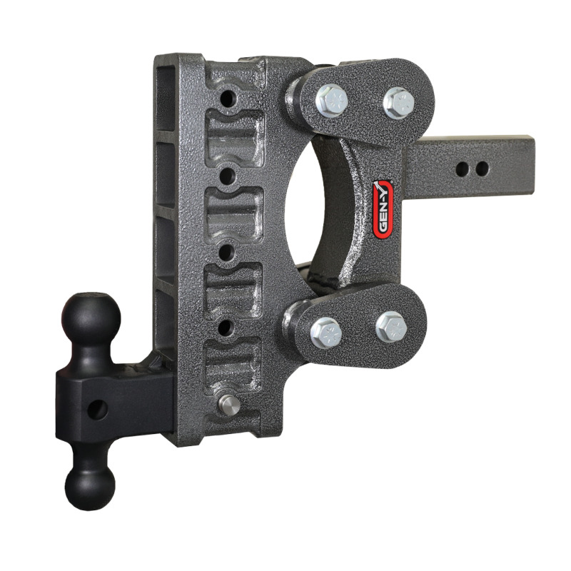 Gen-Y The Boss Torsion-Flex 2.5in Shank 9in Drop 2.4K TW 21K Hitch w/GH-061 Dual-Ball