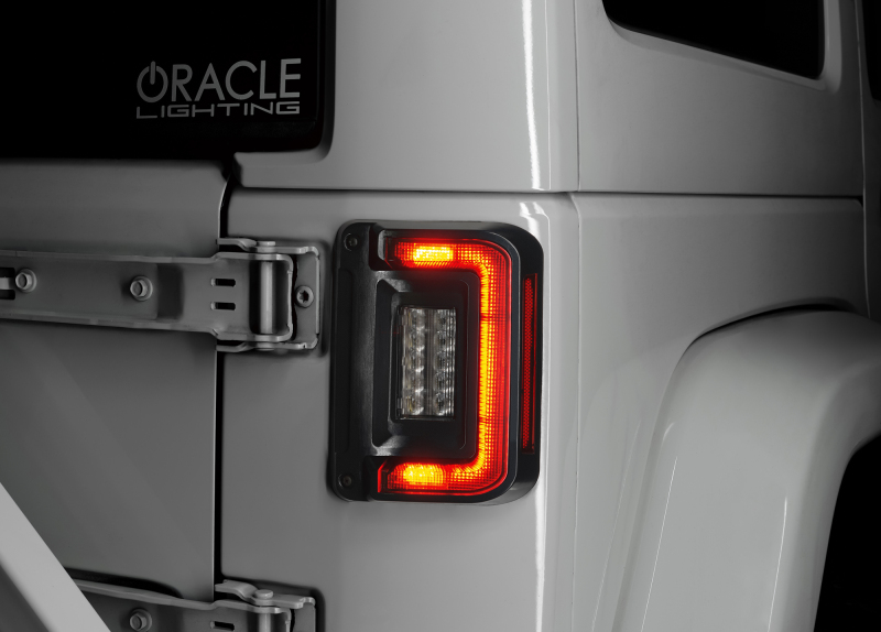 Oracle 07-17 Jeep Wrangler JK Flush Mount LED Tail Lights - Tinted