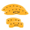 MGP 4 Caliper Covers Engraved Front & Rear Bowtie Yellow finish black ch thumbnail 8