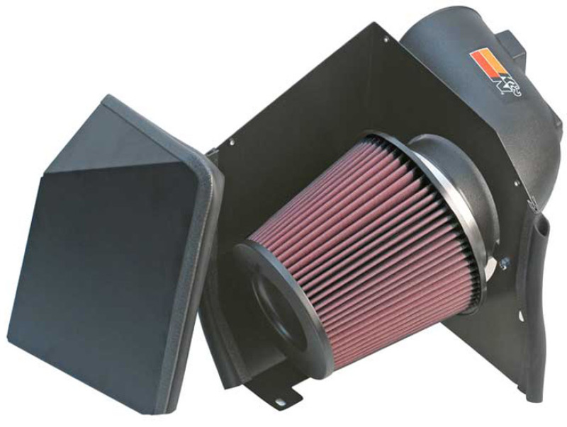 K&N 05-06 GM 2500HD/3500HD V8-6.6L Turbo Diesel Performance Intake Kit thumbnail 2