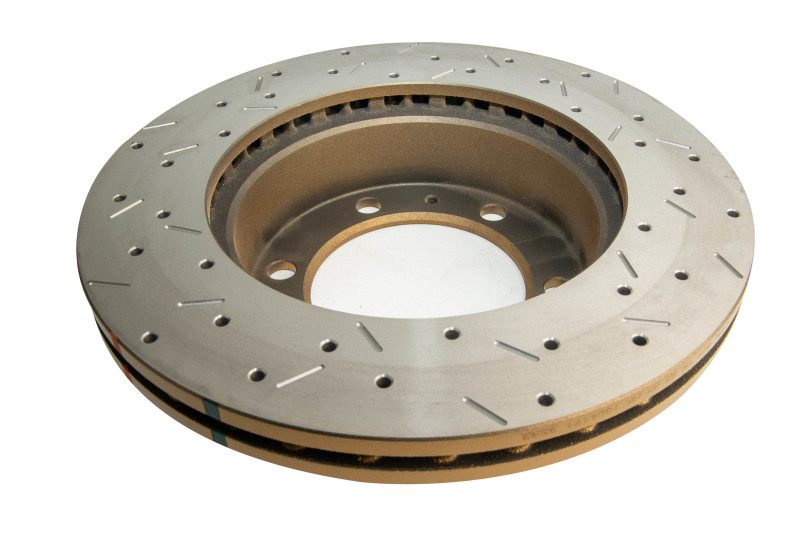 DBA HD Series 4000XS Brake Rotors DBA42714XS Disc Rotor, Cross-Drilled, Slotted, 4000 XS Series, Uni-Directional, Toyota, Front, Each thumbnail 4