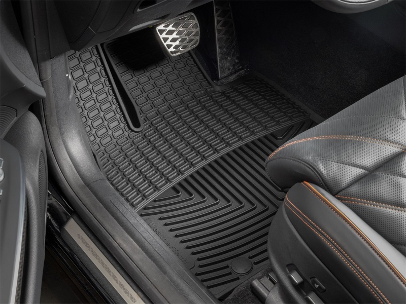 WT Rubber Mats - Front - Blk