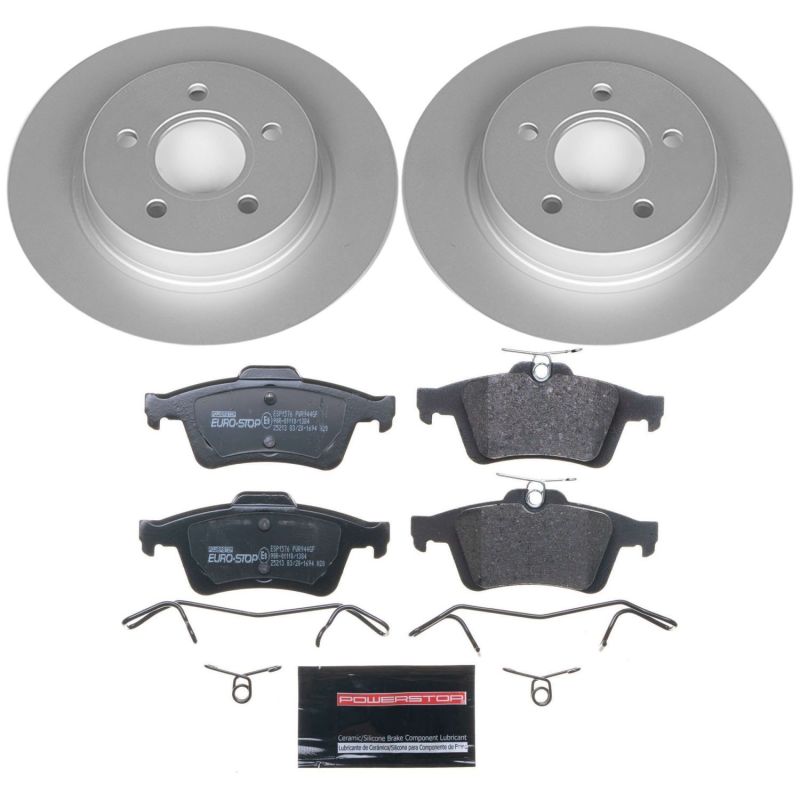 Power Stop 08-13 Volvo C30 Rear Euro-Stop Brake Kit thumbnail 2