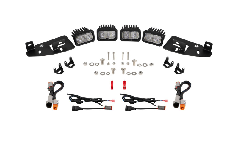 Diode Dynamics SSC2 LED Fog Pocket Kit for 2019-Present Ram - White Sport thumbnail 2
