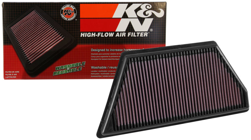 K&N 16-17 Cadillac CT6 V6-3.6L F/l Drop In Air Filter thumbnail 5