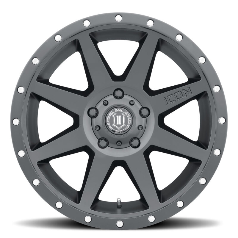 REBOUND 20X9 6X139.7 16MM SATIN BLACK WHEEL