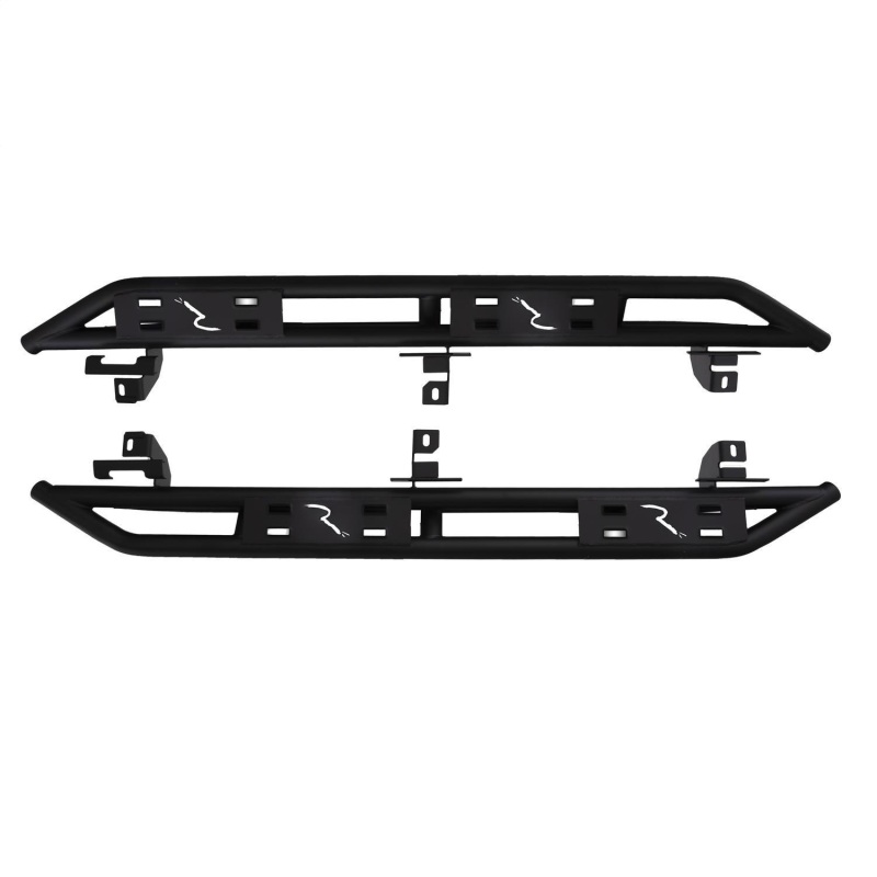 Rampage 07-18 Jeep Wrangler JK Unlimited TrailCrawler Rock Slider & Rocker Guard - Black thumbnail 3