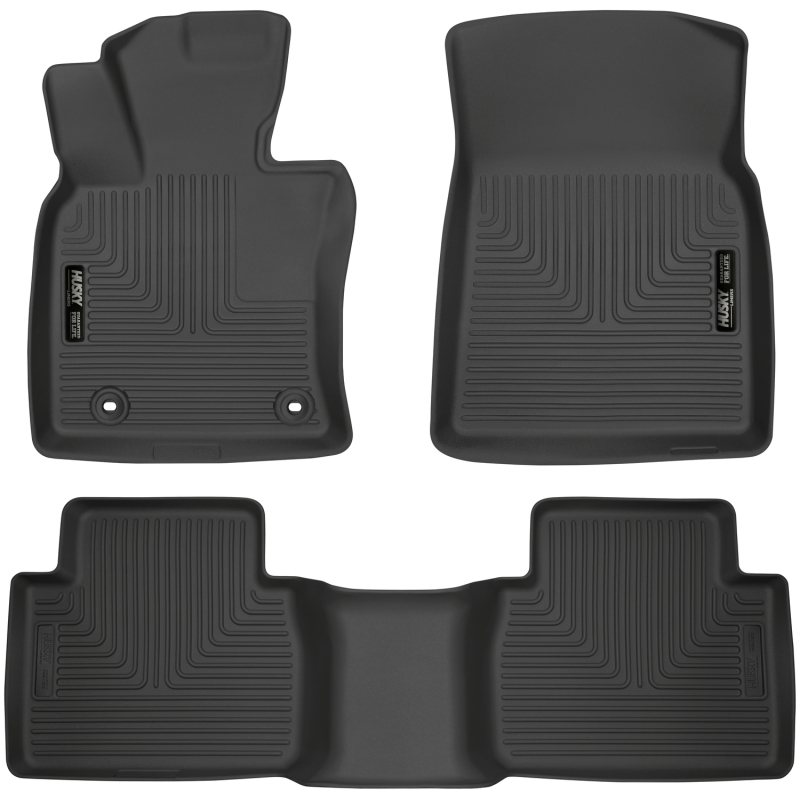 Husky Liners 2018 Toyota Camry Weatherbeater Black Front & 2nd Seat Floor Liners thumbnail 2