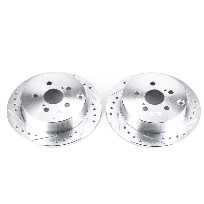 Power Stop 03-06 Pontiac Vibe Rear Evolution Drilled & Slotted Rotors - Pair thumbnail 2