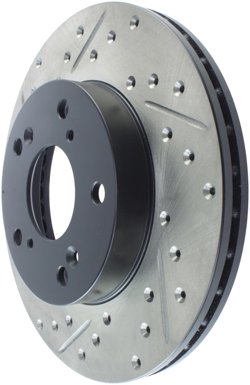 StopTech 02-06 Acura RSX Slotted & Drilled Right Front Rotor thumbnail 6
